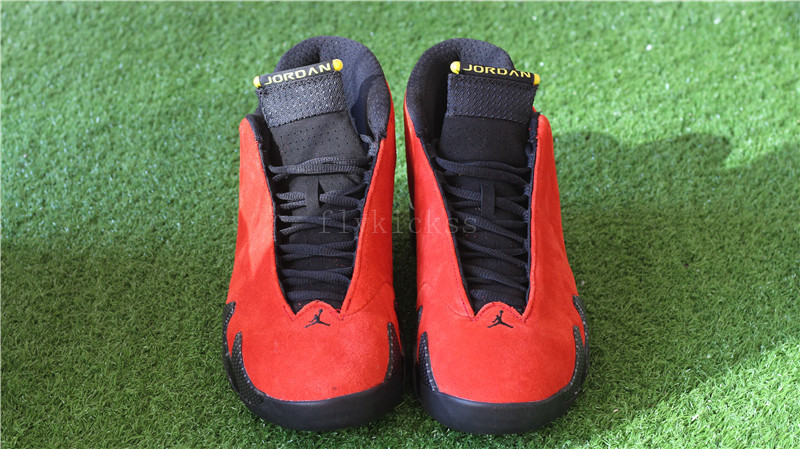 Authentic Air Jordan 14 Retro Ferrari Red